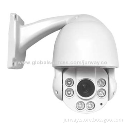 720P 10x Optical Zoom (F = 4.9-49mm) IR HD Speed Dome Camera, 1-30m IR Distance